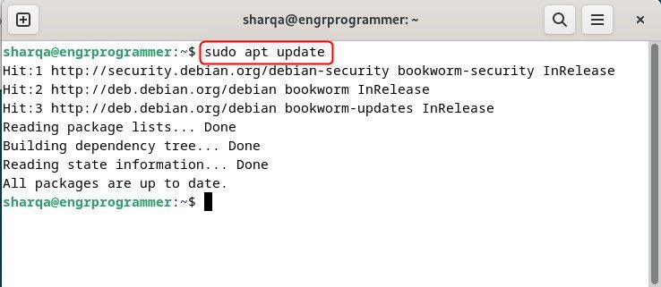 Updating Packages List on Debian 12