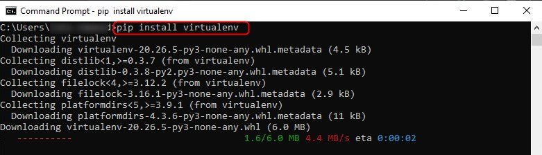installing virtualenv