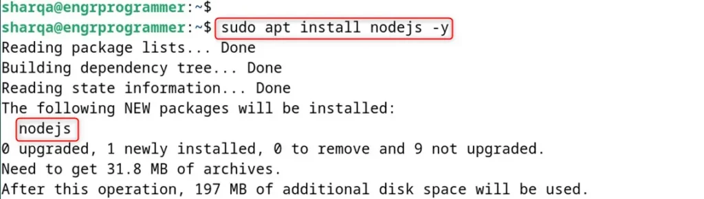 Install Node.js on Debian 12