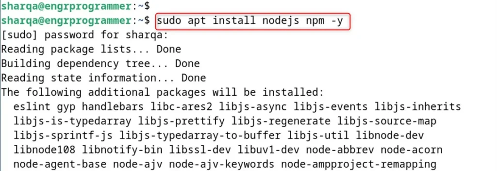  InstallNode.js npm on Debian-12