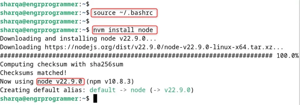 Install Node.js on Debian 12