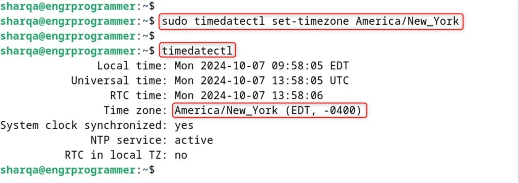 configure Timezone on Debian 12