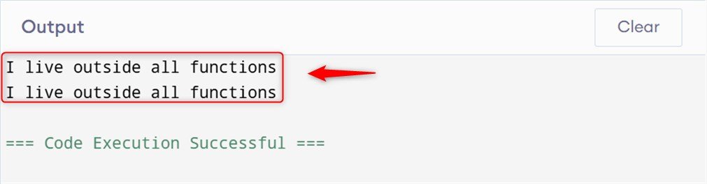 Global Variable Lifetime