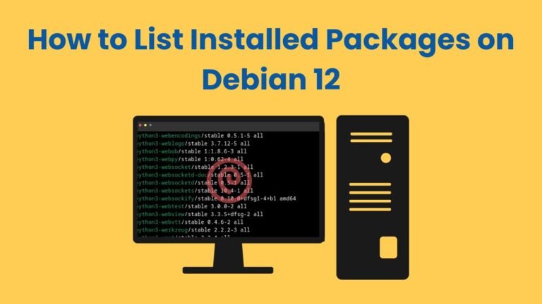 How to List Installed Packages on Debian 12: A Quick Guide