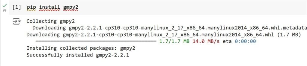 Installing gmpy2 in Python