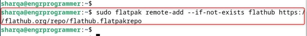 Add flatpak Repository 